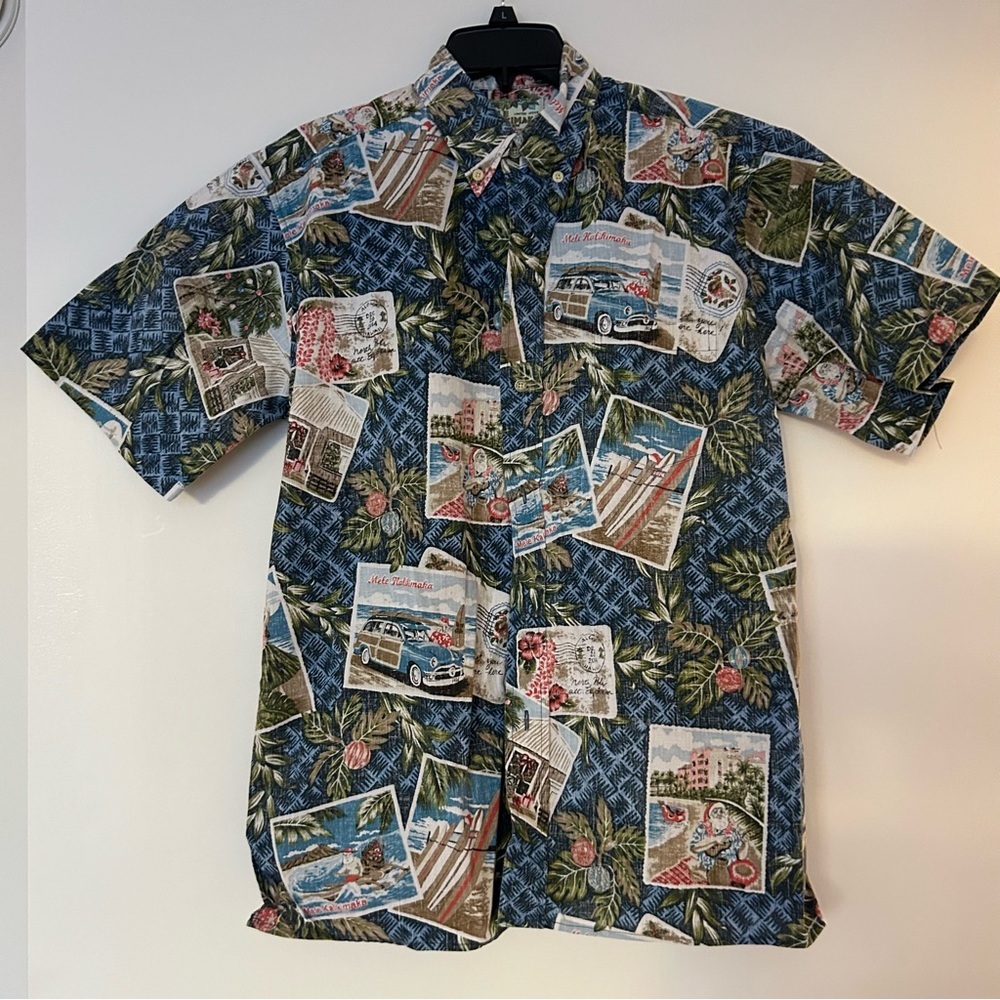 Reyn Spooner Christmas 2014 Aloha Shirt - M